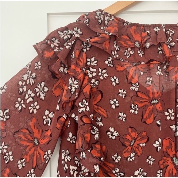 Free People Floral Print Blouse - Picture 6 of 7